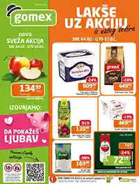 Gomex akcija Iz našeg šešira katalog