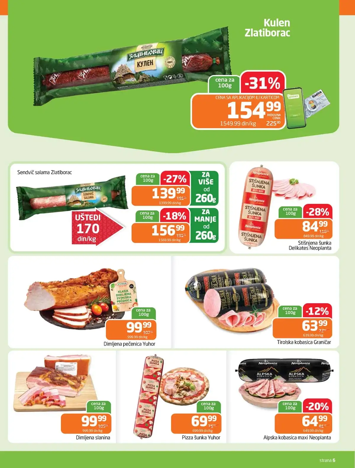 Gomex katalog Lakše iz našeg šešira strana 6 – akcija do 28. aprila 2026 Gomex akcija Lakše iz našeg šešira katalog strana 6 sniženja do 28. aprila 2026