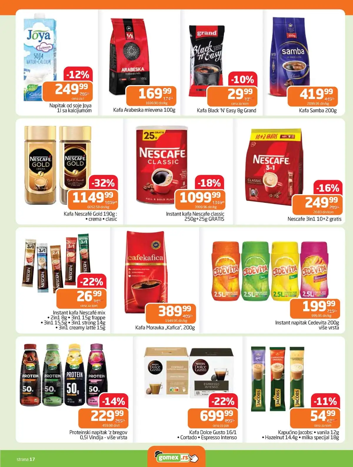 Gomex katalog Lakše iz našeg šešira strana 17 – akcija do 28. aprila 2026 Gomex akcija Lakše iz našeg šešira katalog strana 17 sniženja do 28. aprila 2026