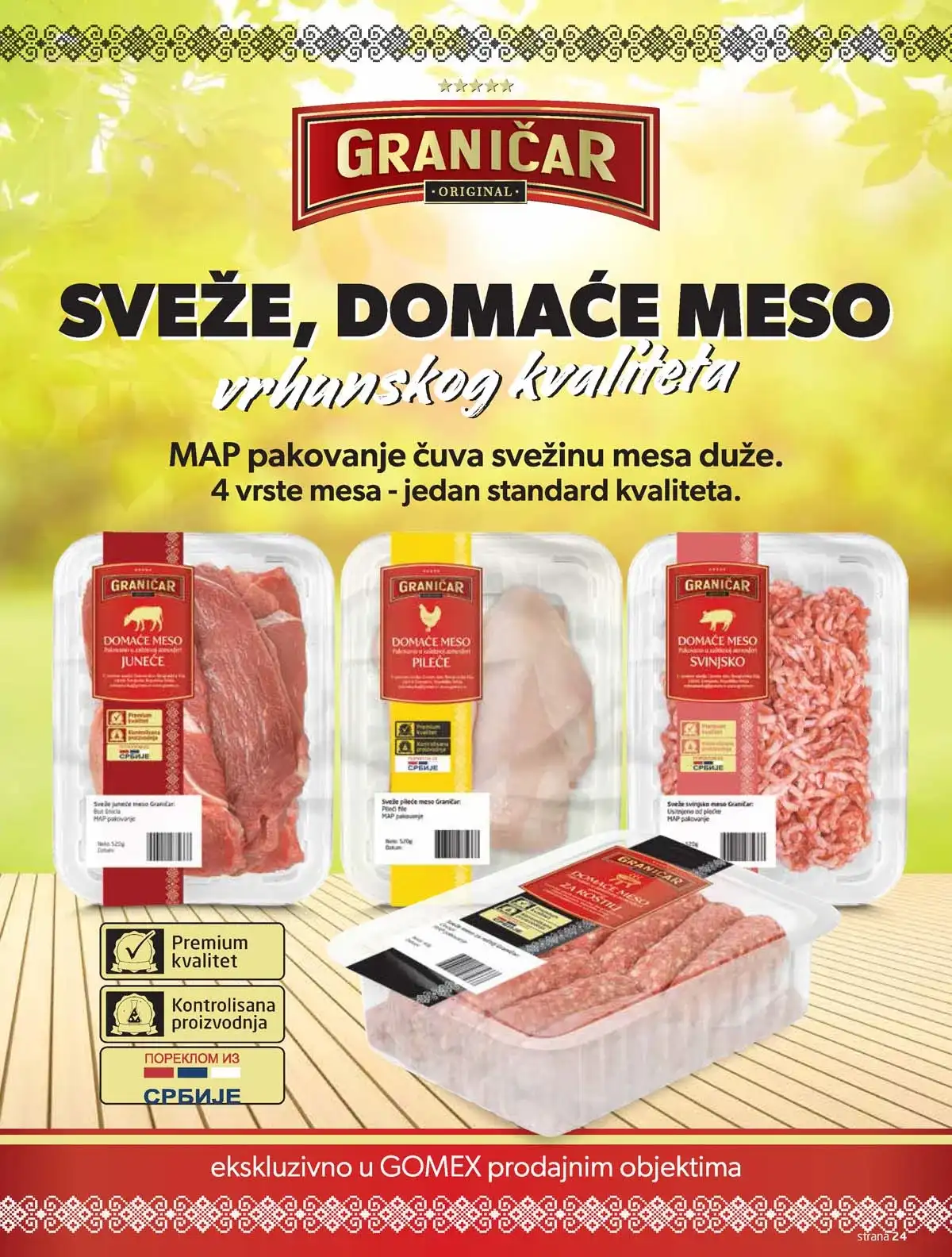 Gomex katalog Lakše iz našeg šešira strana 24 – akcija do 28. aprila 2026 Gomex akcija Lakše iz našeg šešira katalog strana 24 sniženja do 28. aprila 2026