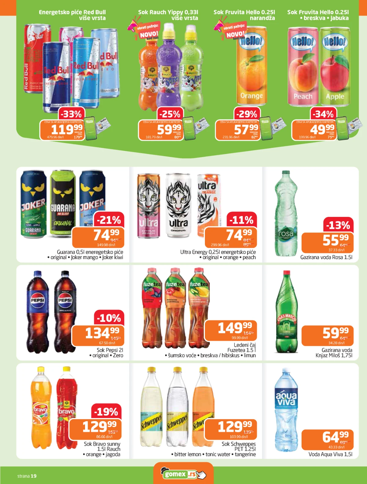 Gomex katalog Lakše iz našeg šešira strana 19 – akcija do 05. maja 2026 Gomex akcija Lakše iz našeg šešira katalog strana 19 sniženja do 05. maja 2026