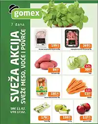 Gomex Sveža akcija sniženja do 17. februara 2026.