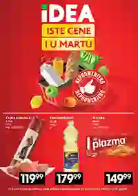IDEA akcija Iste cene i u martu – katalog sniženja proizvoda do 18.03.2026