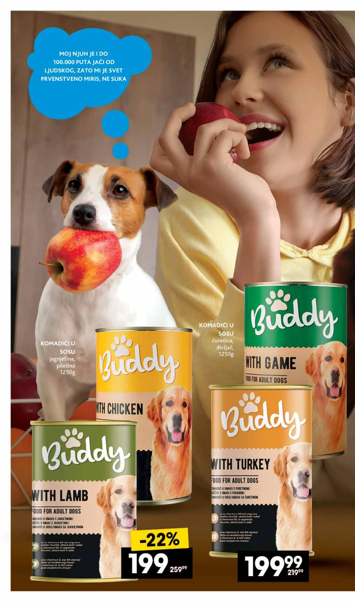 IDEA Roda Mercator akcija za ljubimce strana 4 – Buddy hrana za pse i premium ukusi po nižim cenama
