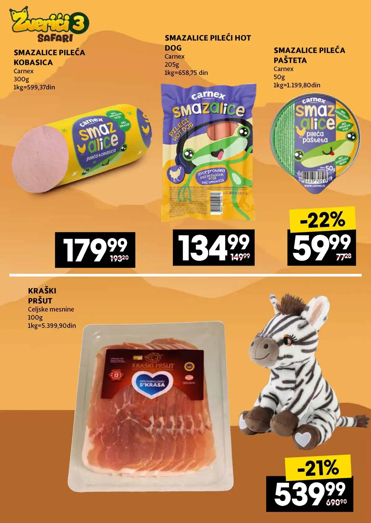 IDEA, Roda i Mercator katalog Zverići – Priče iz divljine sniženja do 19.04.2026 – strana 4 IDEA Roda Mercator katalog Zverići Priče iz divljine akcija do 19.04.2026 strana 4
