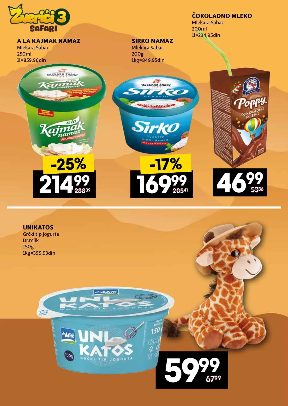 IDEA, Roda i Mercator katalog Zverići – Priče iz divljine sniženja do 19.04.2026 – strana 6 IDEA Roda Mercator katalog Zverići Priče iz divljine akcija do 19.04.2026 strana 6