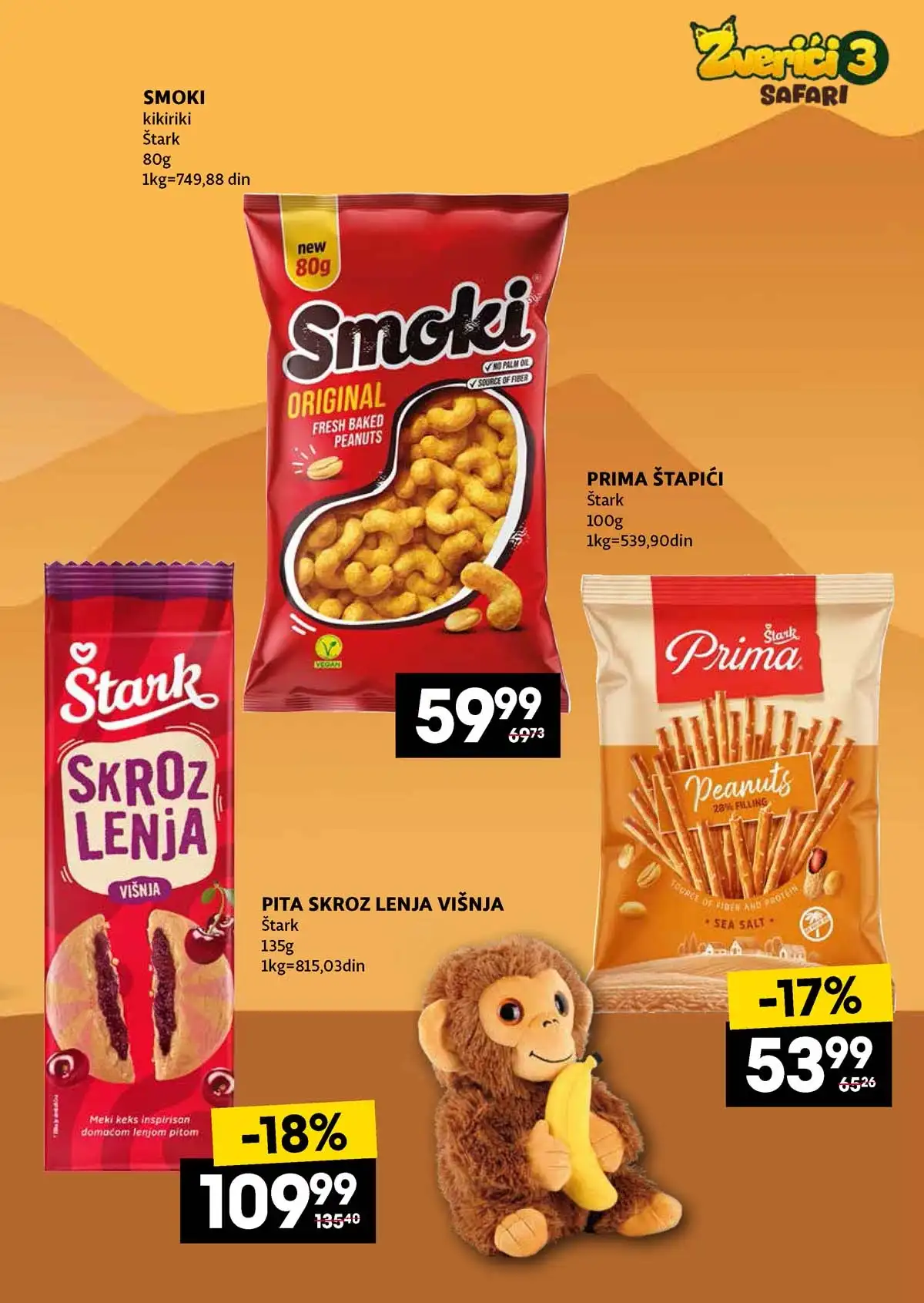IDEA, Roda i Mercator katalog Zverići – Priče iz divljine sniženja do 19.04.2026 – strana 9 IDEA Roda Mercator katalog Zverići Priče iz divljine akcija do 19.04.2026 strana 9