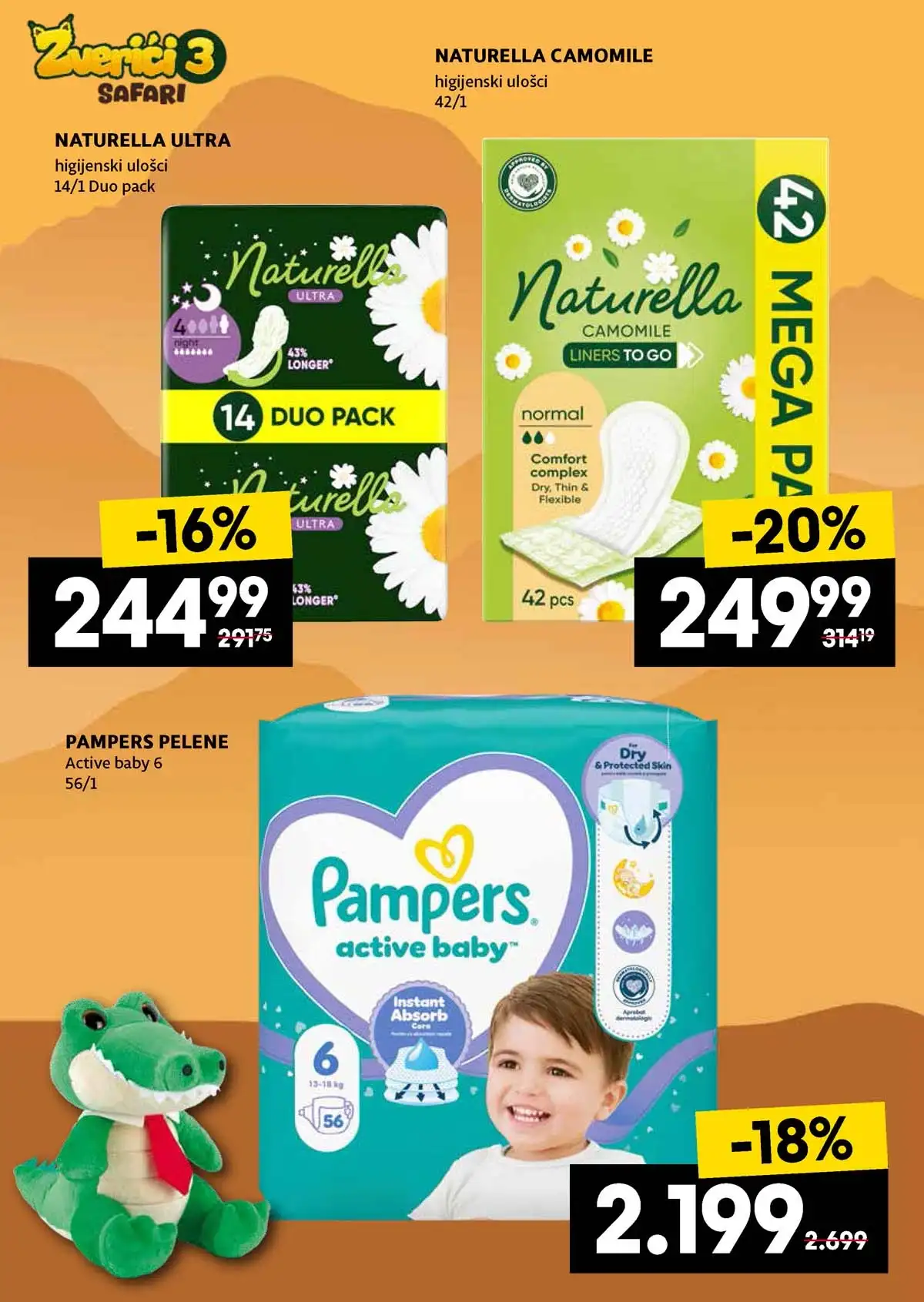 IDEA, Roda i Mercator katalog Zverići – Priče iz divljine sniženja do 19.04.2026 – strana 12 IDEA Roda Mercator katalog Zverići Priče iz divljine akcija do 19.04.2026 strana 12