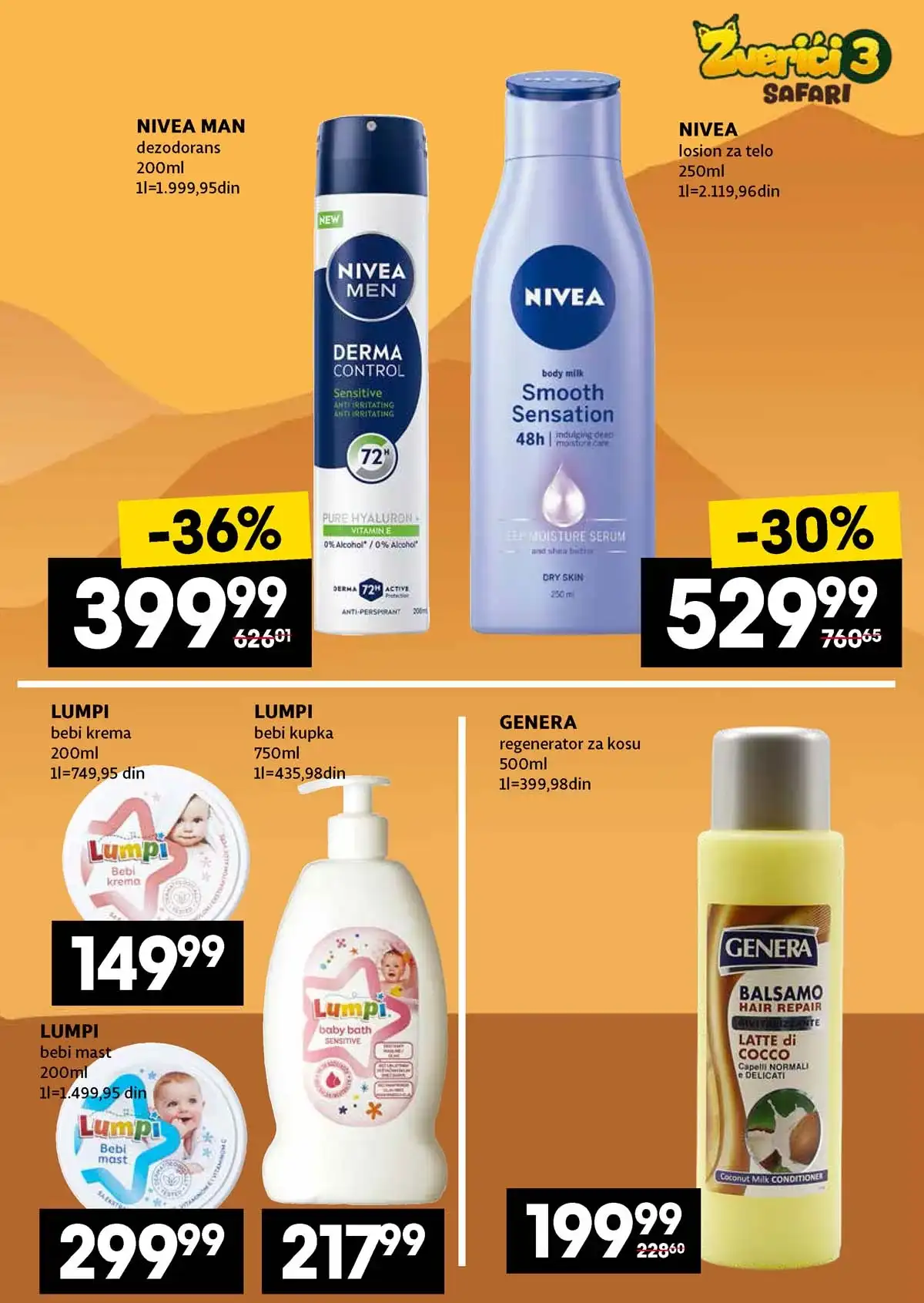 IDEA, Roda i Mercator katalog Zverići – Priče iz divljine sniženja do 19.04.2026 – strana 13 IDEA Roda Mercator katalog Zverići Priče iz divljine akcija do 19.04.2026 strana 13