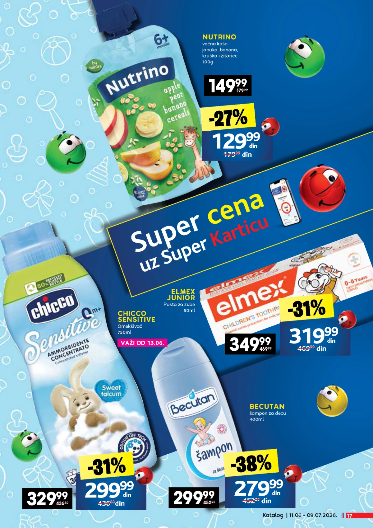 Dekorativna kozmetika i proizvodi za šminkanje u IDEA, Roda i Mercator katalogu