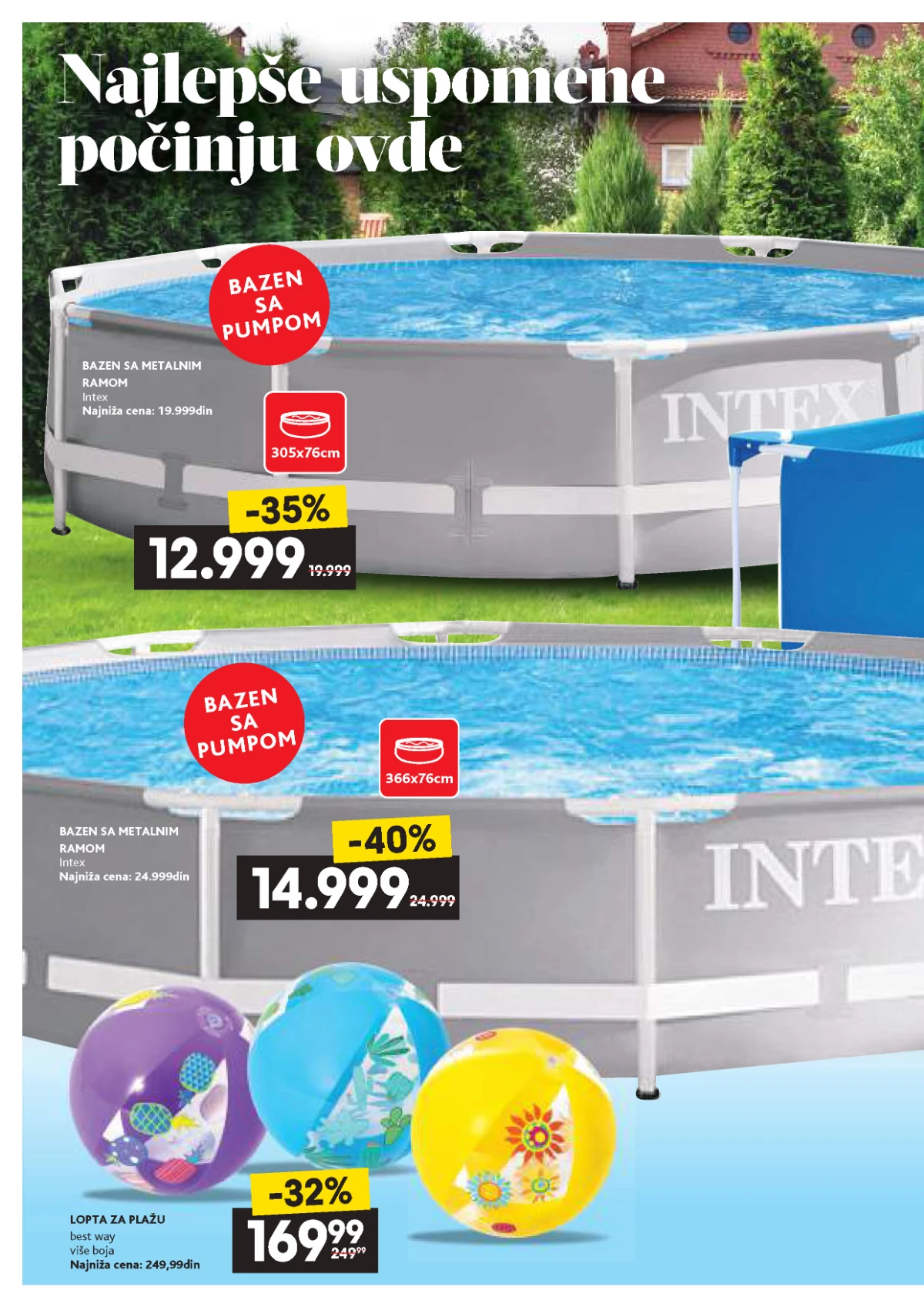 IDEA i RODA katalog strana 6 – Intex bazeni i lopte za plažu na sniženju