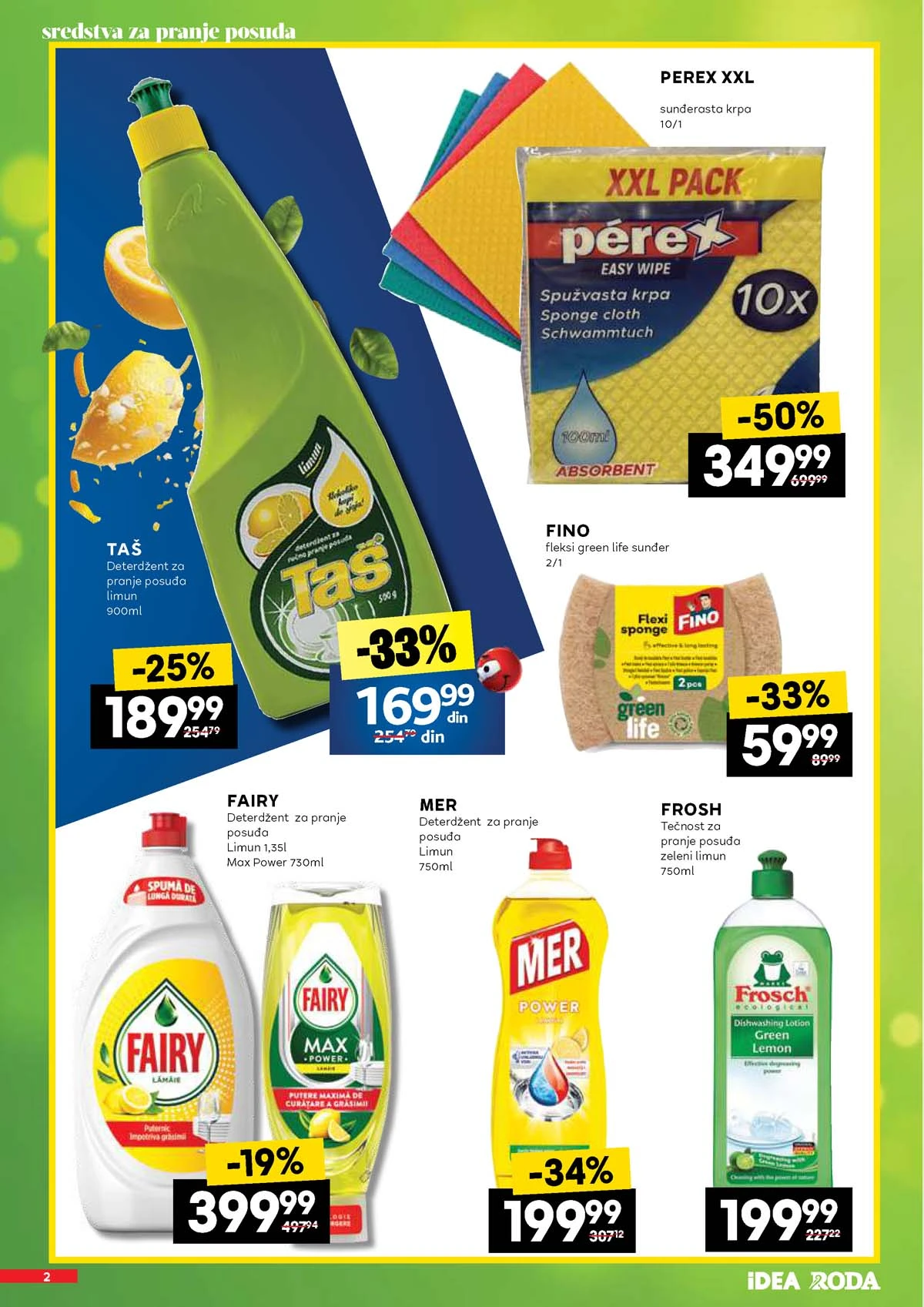 IDEA RODA katalog neprehrana sniženja do 50 posto strana 2 IDEA RODA akcija neprehrana sniženja do 50 posto proizvodi za domaćinstvo Srbija strana 2