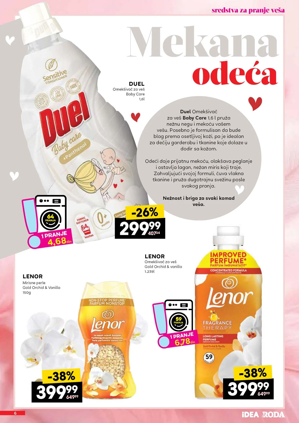 IDEA RODA katalog neprehrana sniženja do 50 posto strana 6 IDEA RODA akcija neprehrana sniženja do 50 posto proizvodi za domaćinstvo Srbija strana 6