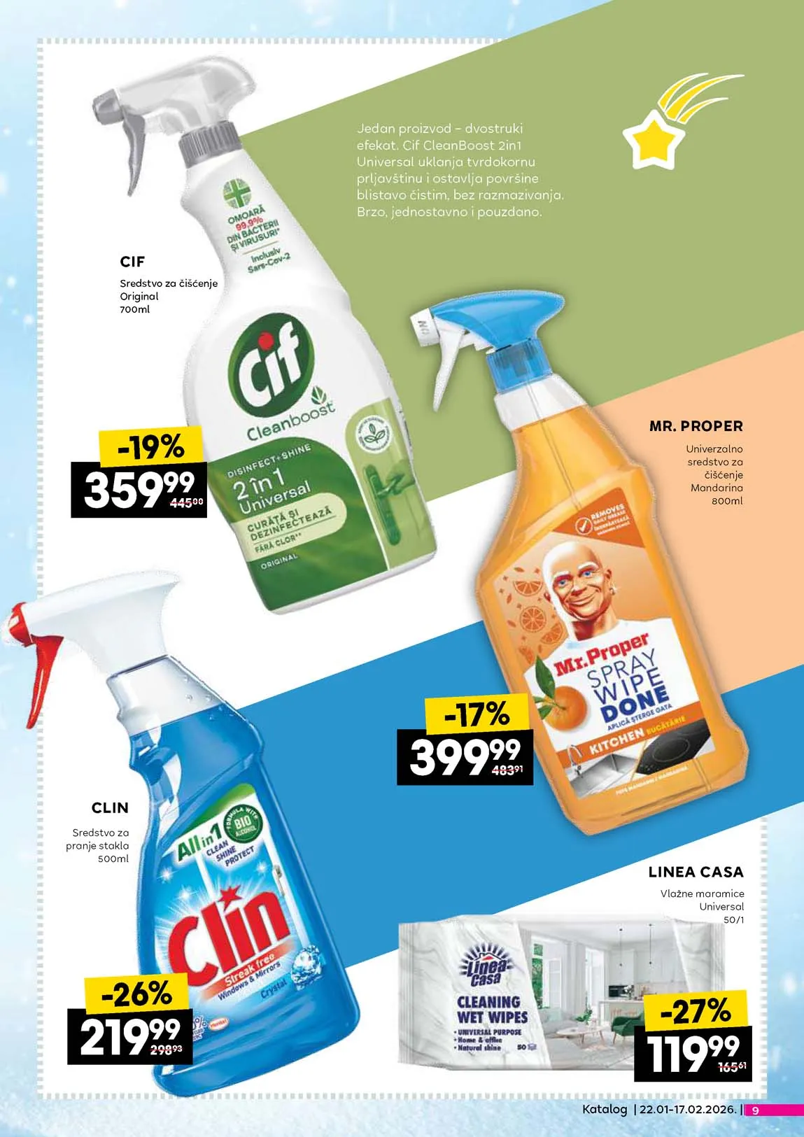 Idea akcija kataloška akcija sniženja