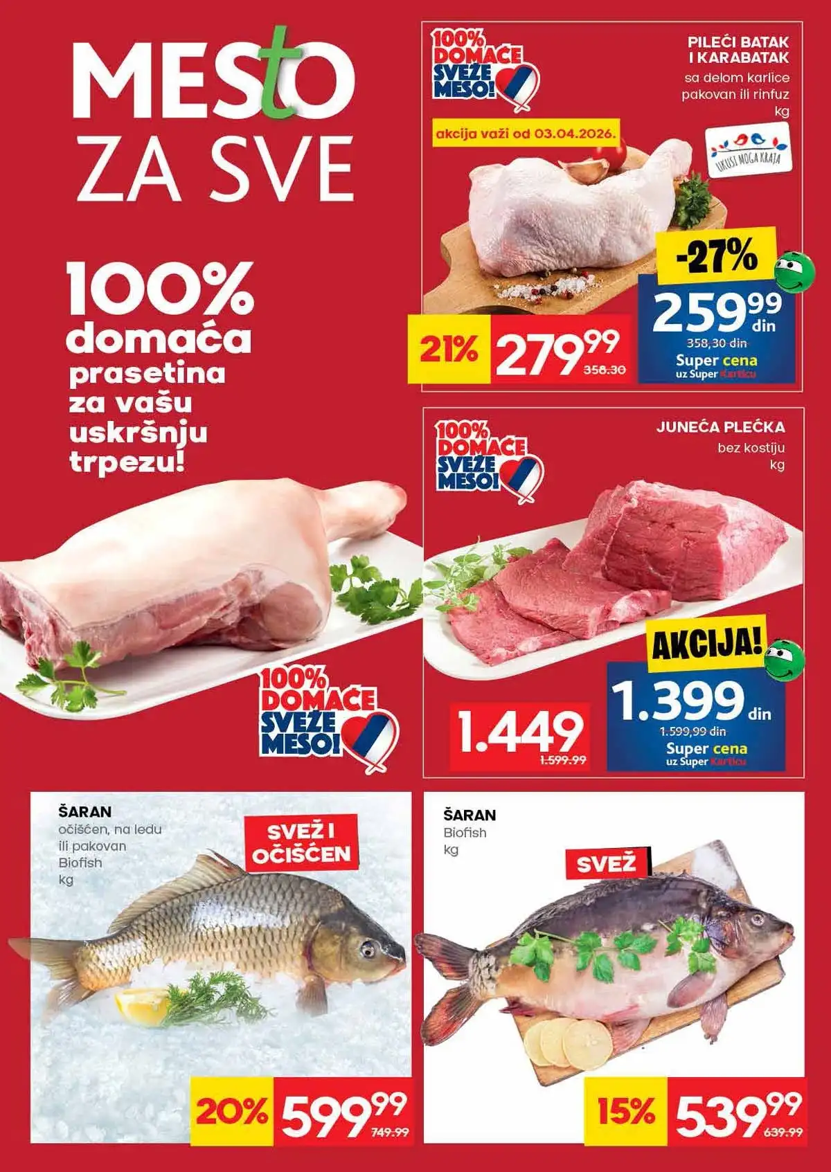 IDEA akcija do 08. aprila 2026 strana 16 prehrambeni proizvodi Srbija