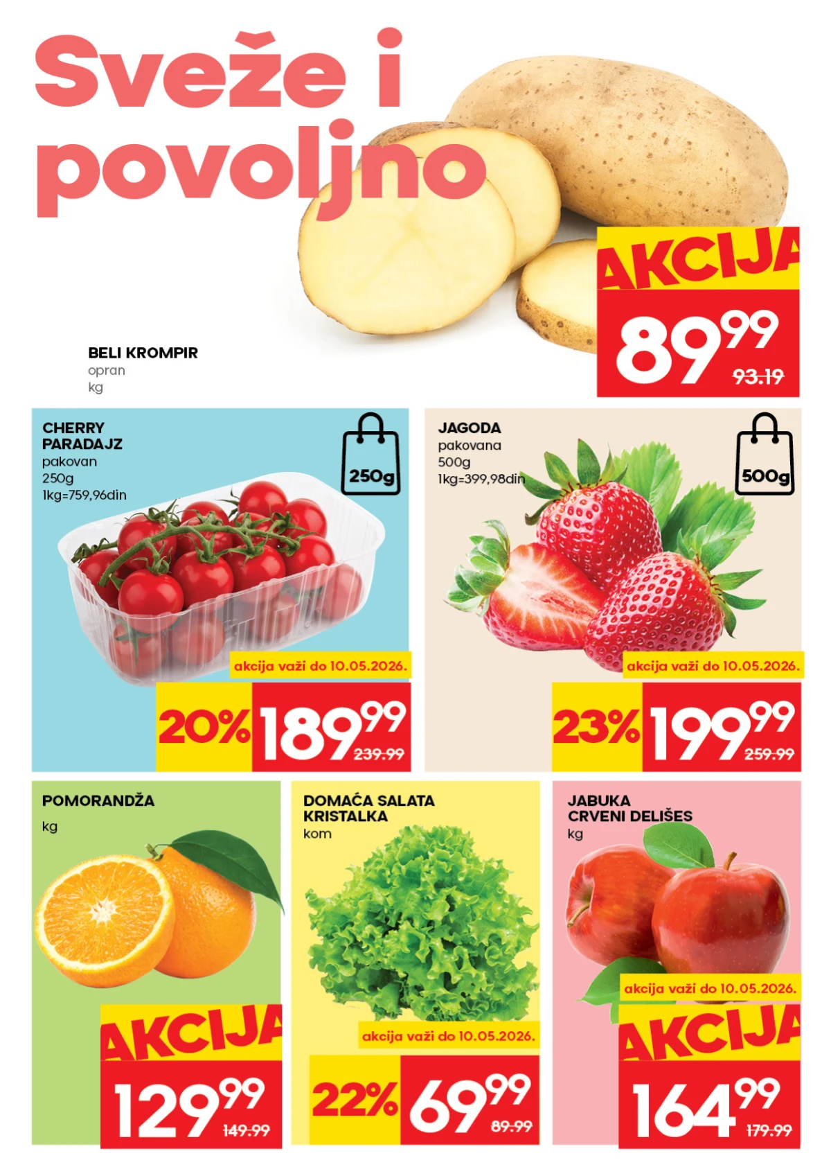 IDEA nedeljni katalog akcija do 13. maja 2026 strana 2 prehrambeni proizvodi Srbija