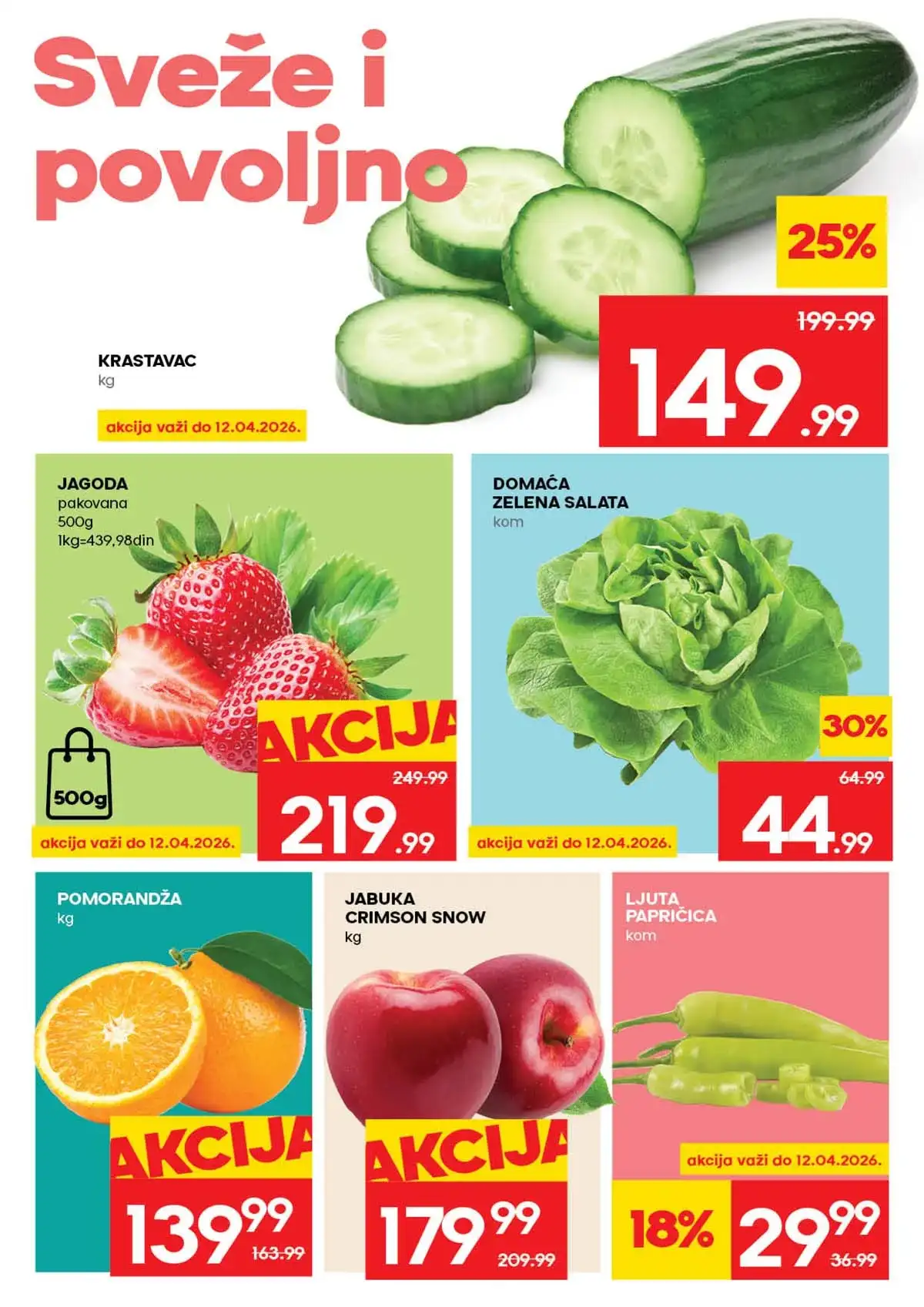 IDEA katalog sniženja do 15. aprila 2026 – strana 4 IDEA nedeljna akcija do 15. aprila 2026 strana 4 meso i mlečni proizvodi Srbija