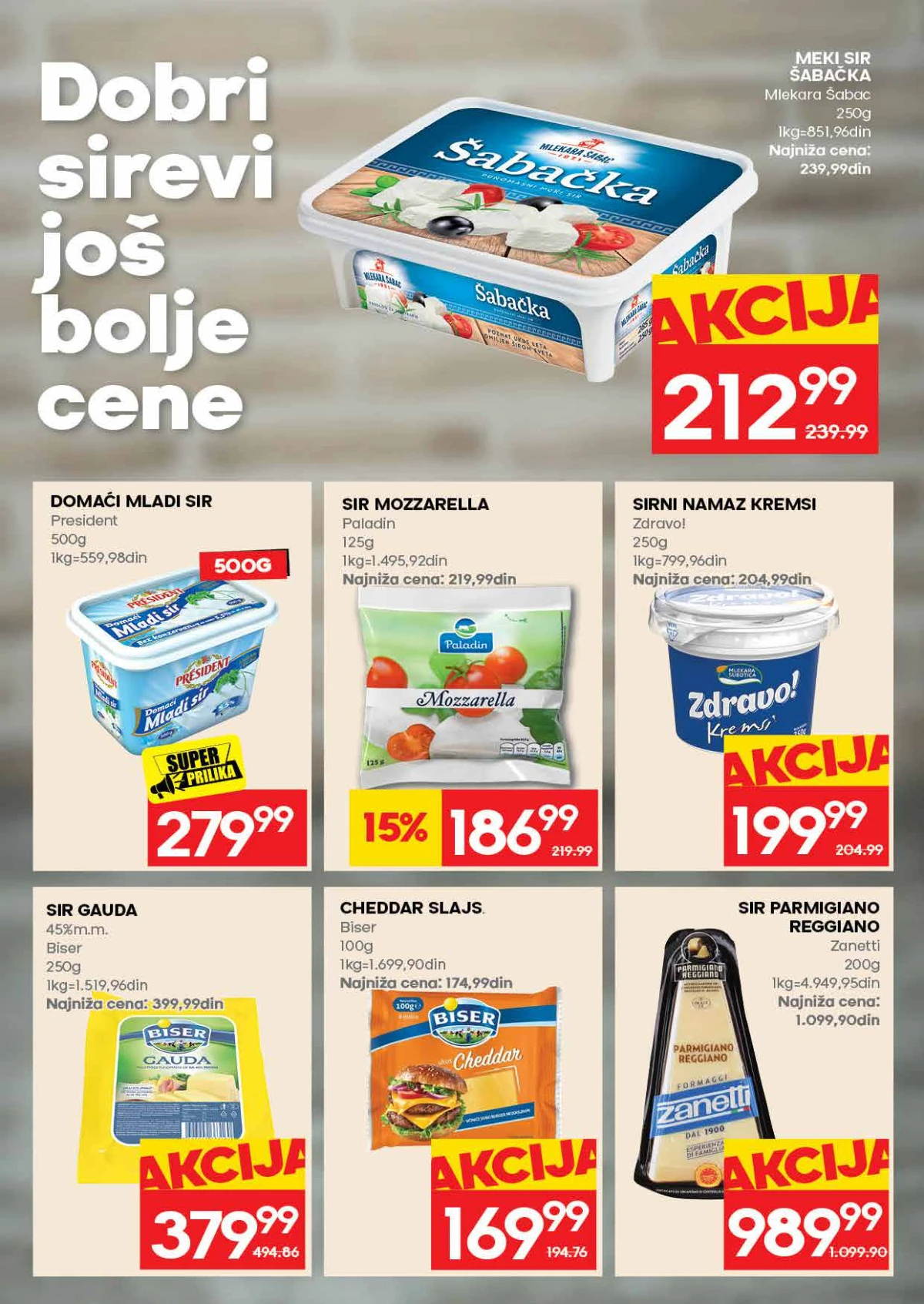 IDEA akcija strana 9 – mladi sir, mocarela i zdravo krem sir