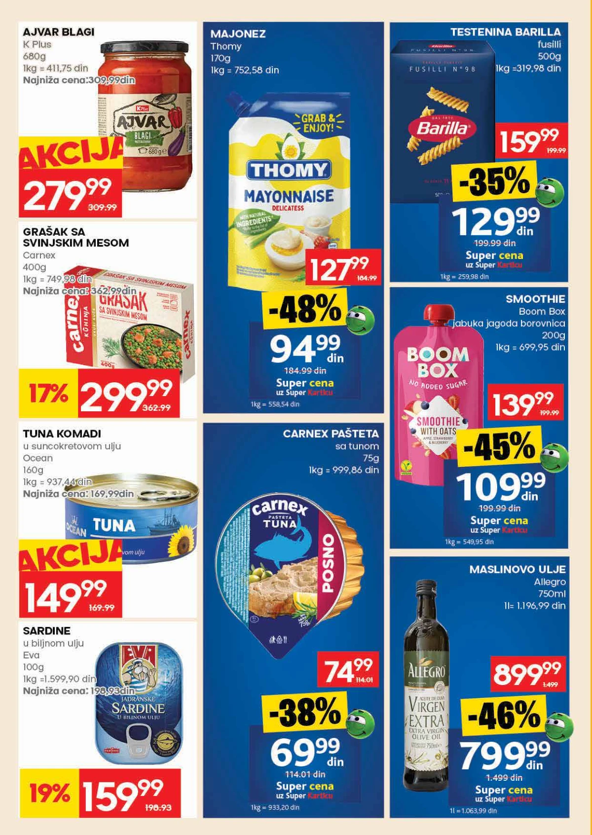 Brasno ulje i testenina IDEA katalog Brasno ulje testenina i osnovne namirnice na akciji