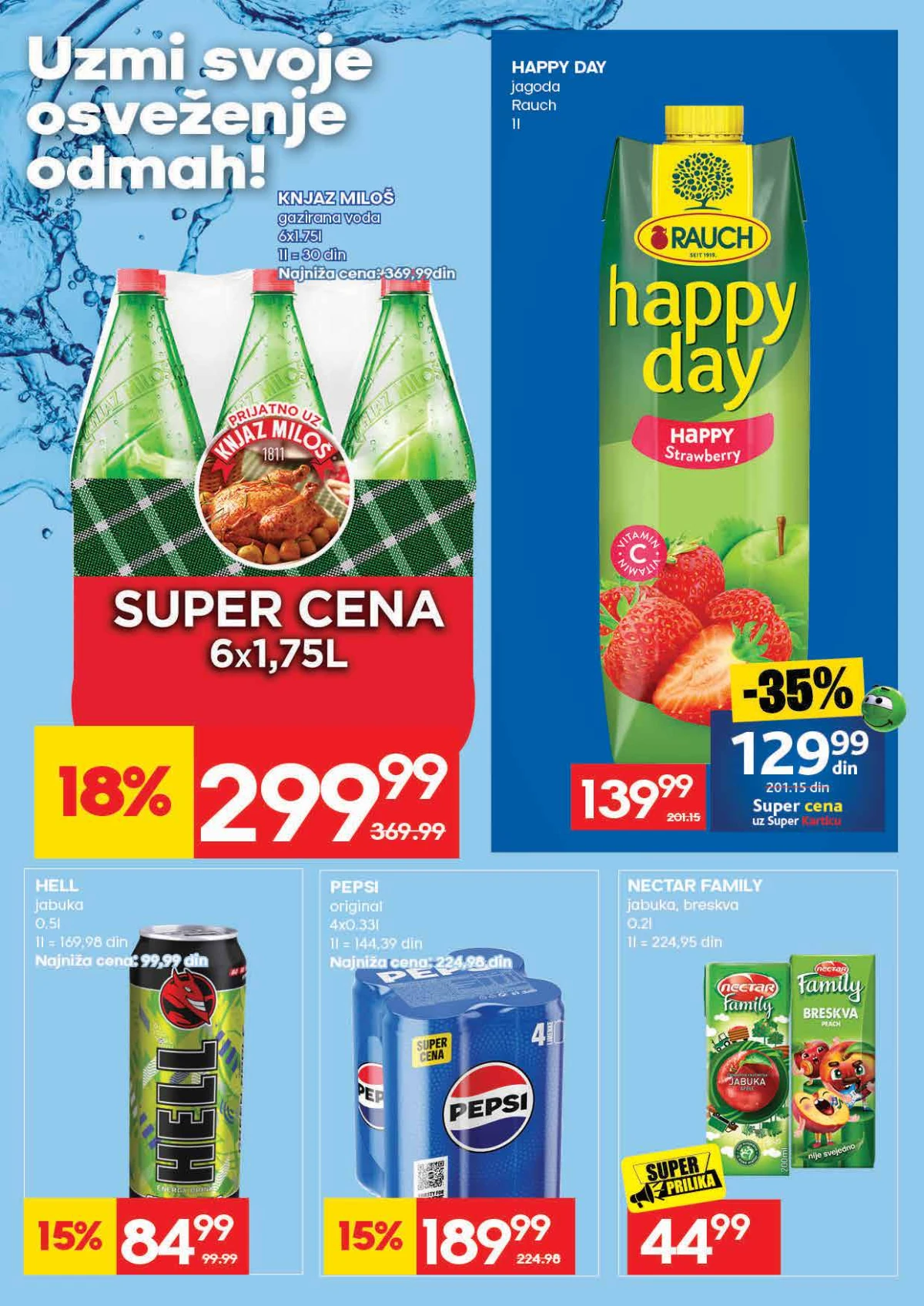 Slatki program IDEA akcija Cokolade kroasani bombone i keksi na akciji