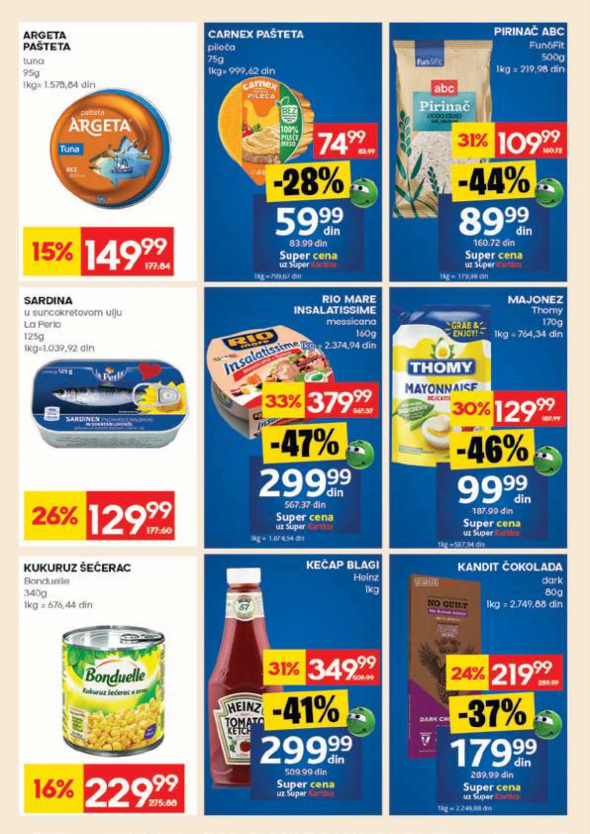IDEA katalog strana 18 – kafa, gazirani sokovi i energetska pića na akciji
