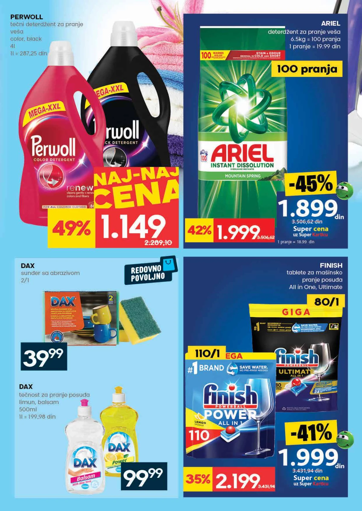 IDEA katalog – proizvodi za svakodnevnu kupovinu IDEA akcija strana 31 – prehrambeni proizvodi i kućne potrepštine na akciji