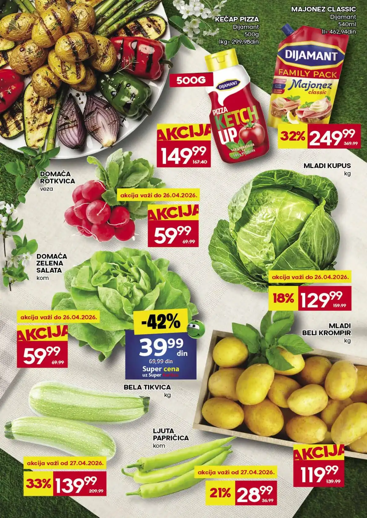 IDEA katalog akcija do 29. aprila 2026 strana 5 piće i osnovne namirnice Srbija