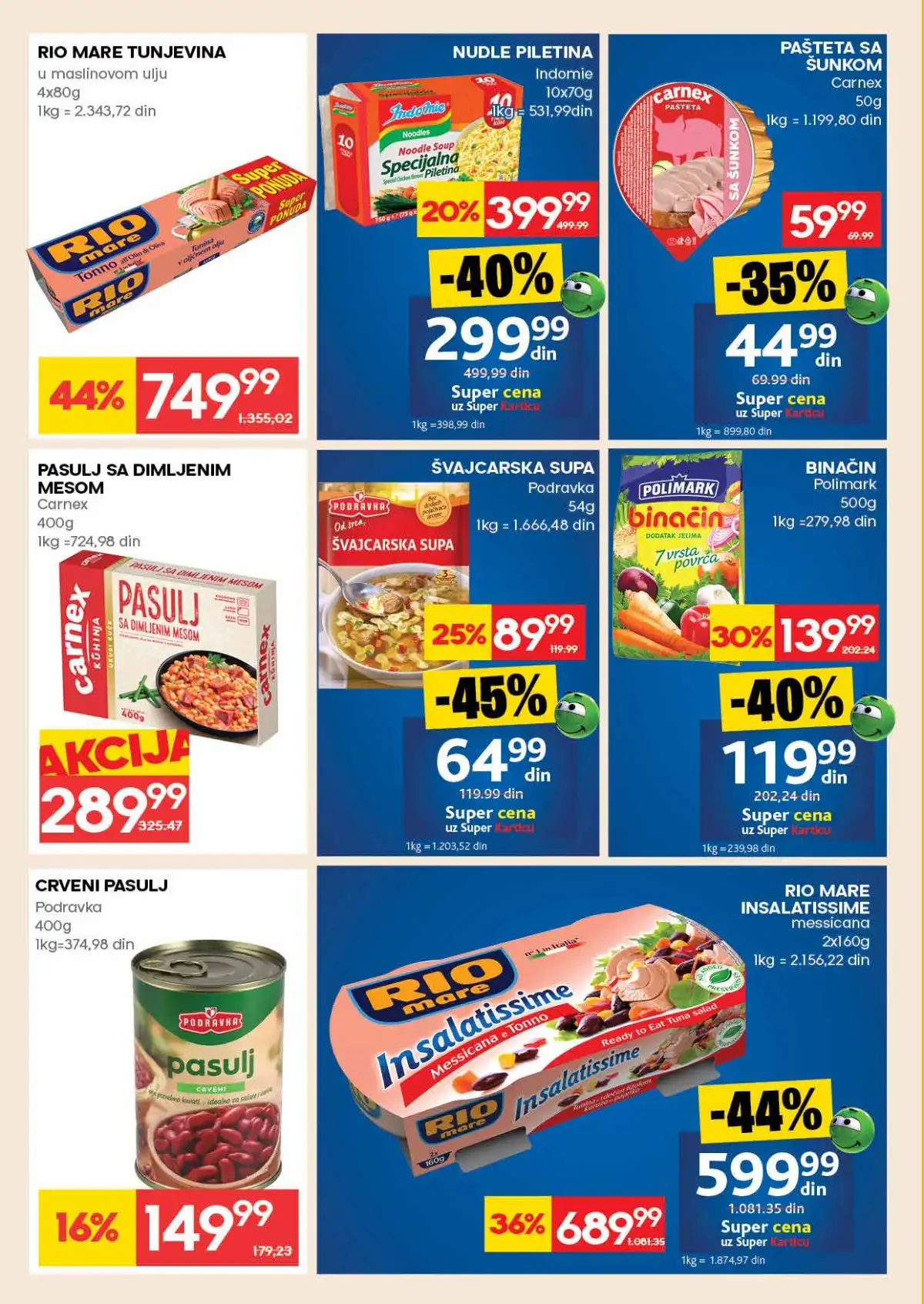 IDEA katalog akcija do 29. aprila 2026 strana 20 meso i mlečni proizvodi Srbija