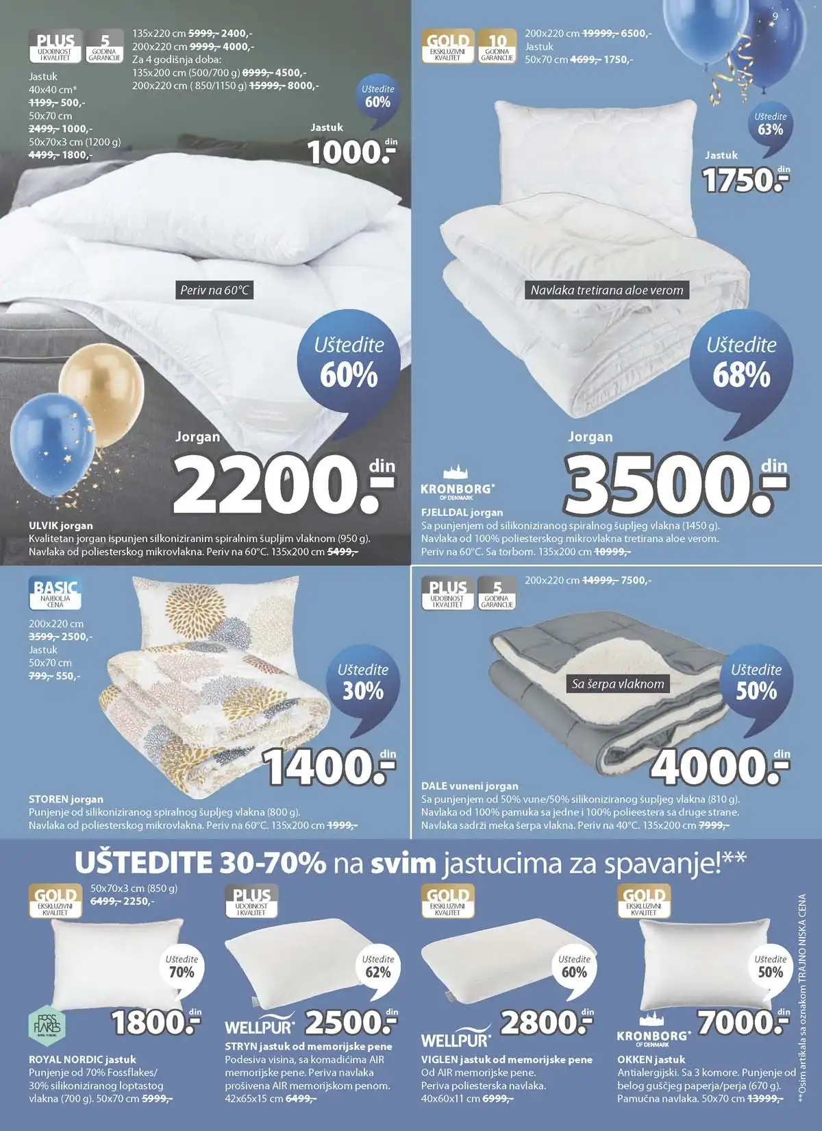 JYSK katalog akcija strana 9 JYSK katalog sniženja do 14.04.2026 strana 9 nameštaj i kućni tekstil