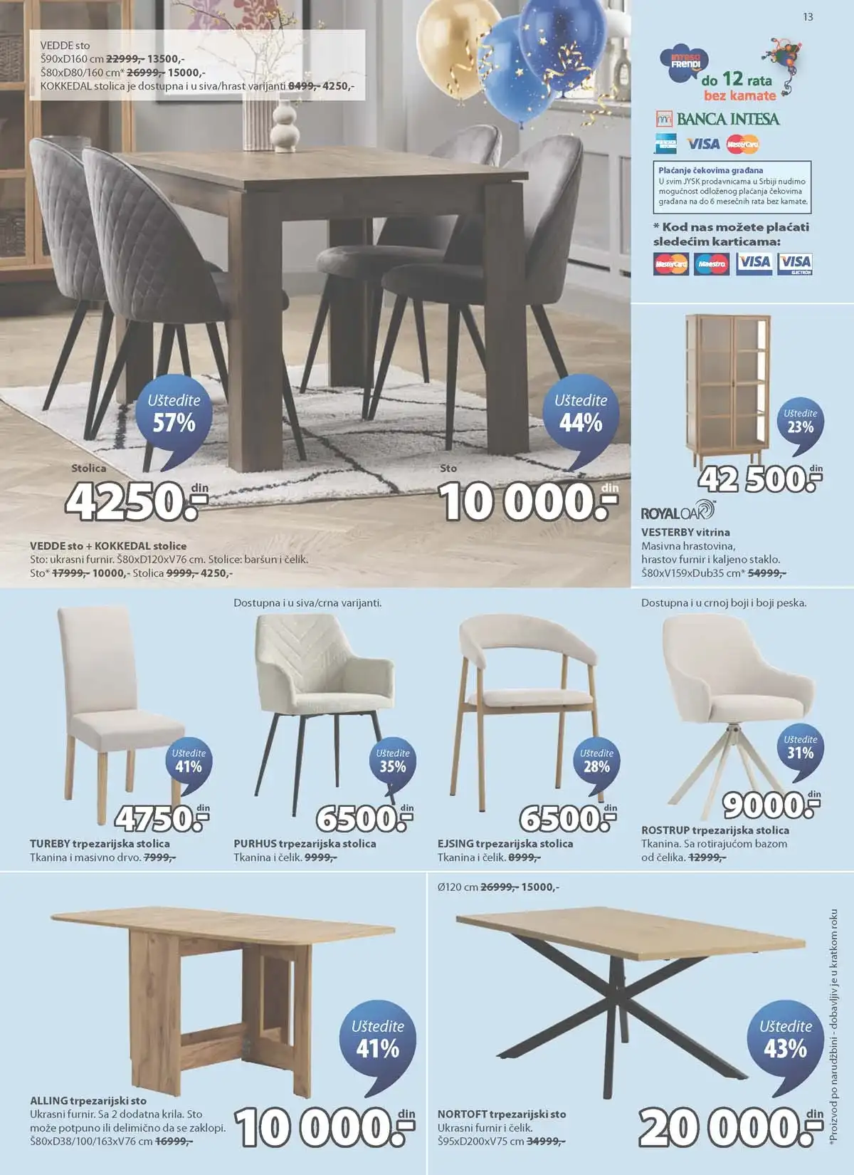 JYSK katalog akcija strana 13 JYSK katalog sniženja do 14.04.2026 strana 13 nameštaj i oprema za dom