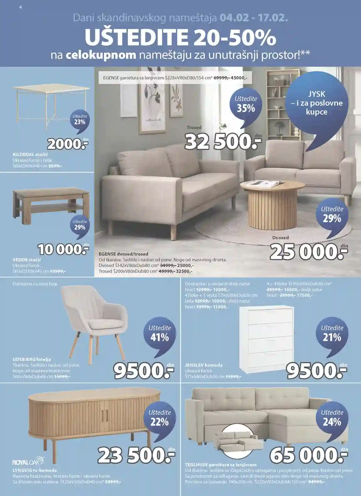 JYSK katalog Srbija JYSK katalog – strana 4