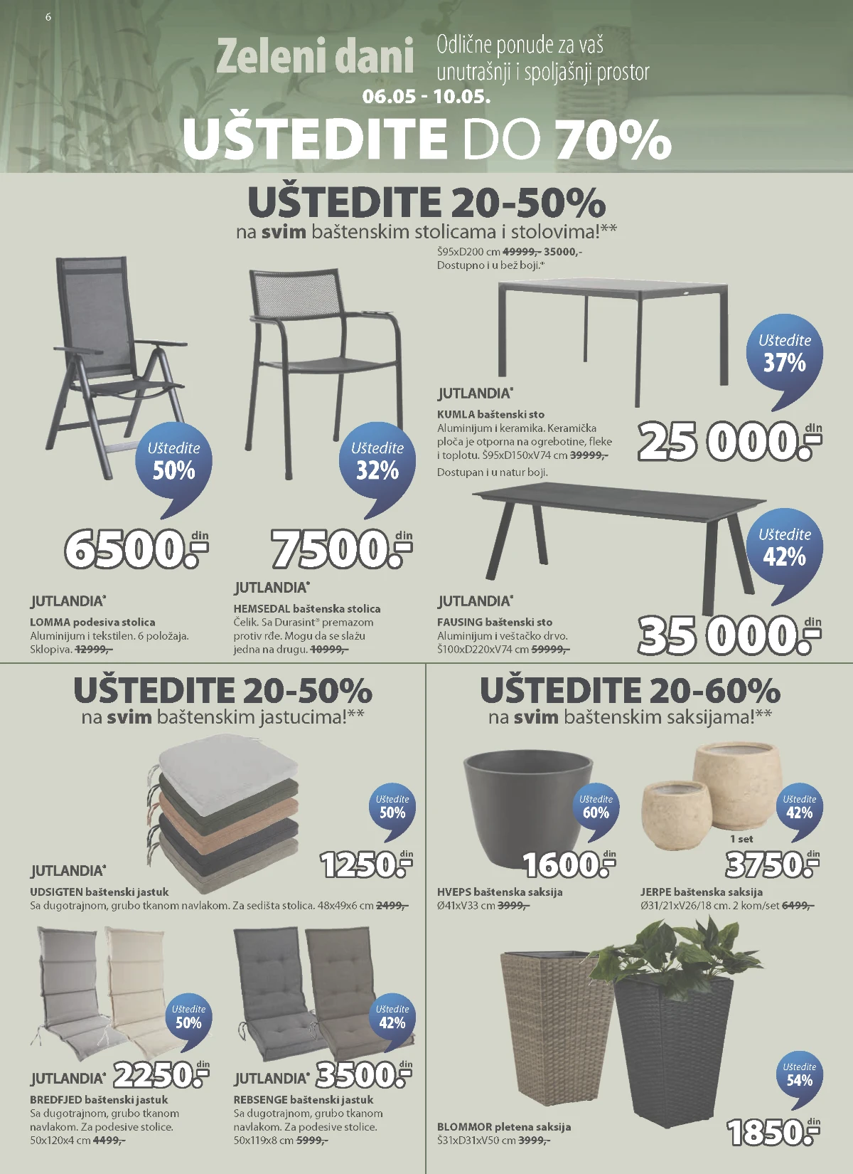 JYSK zavese tekstil akcija do 70%