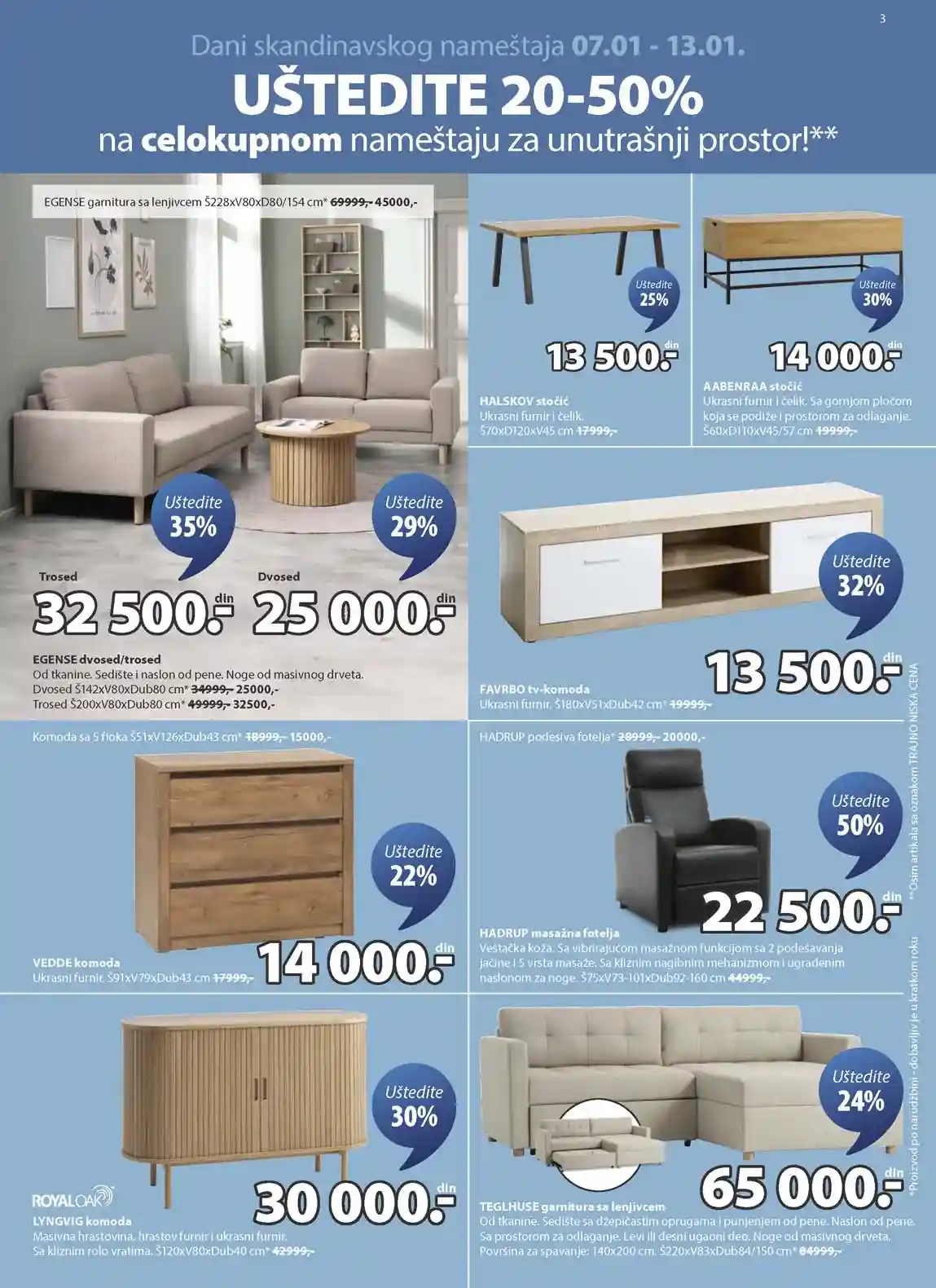 Jysk akcija sniženja Katalog