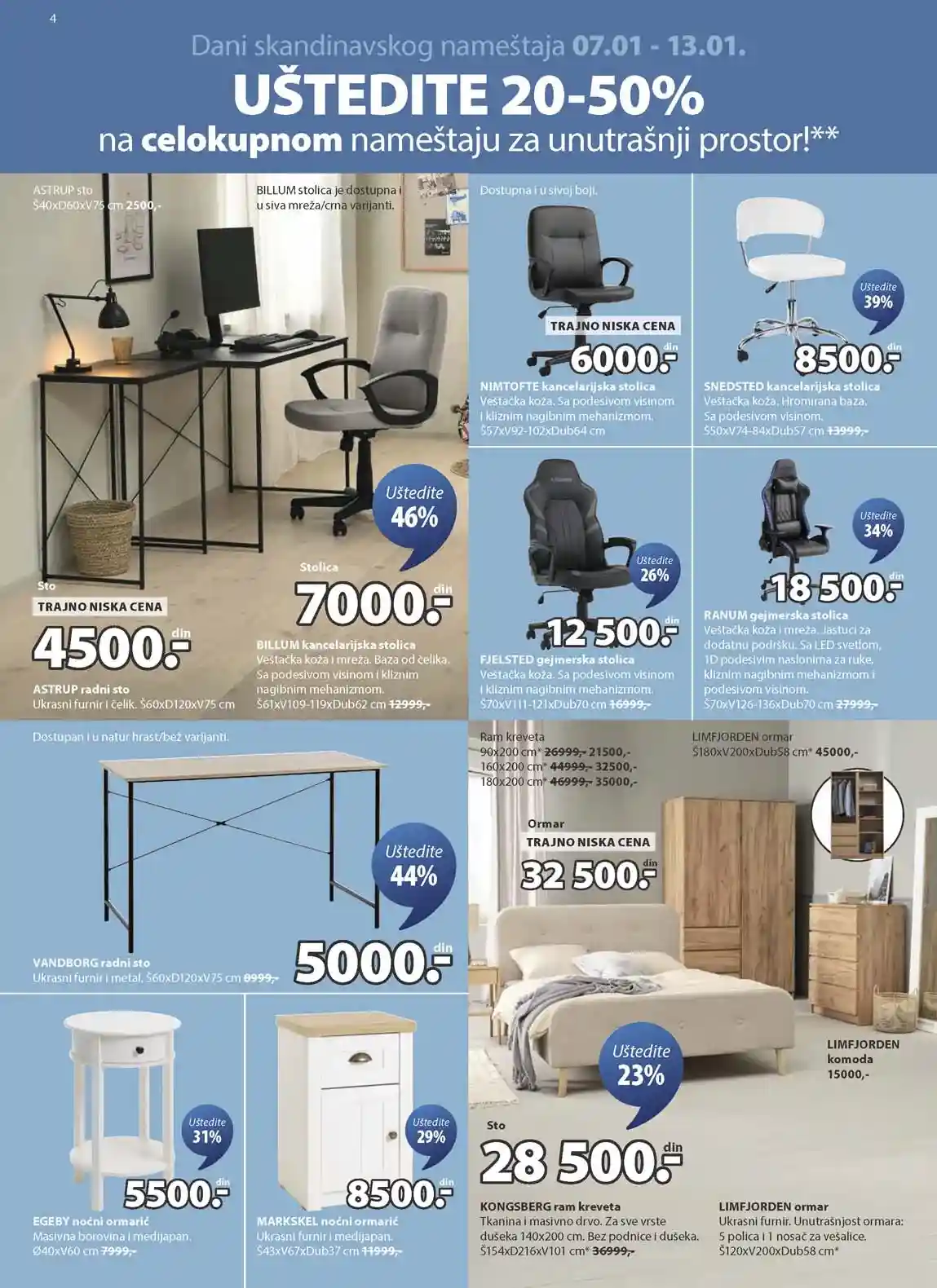 Jysk akcija sniženja Katalog