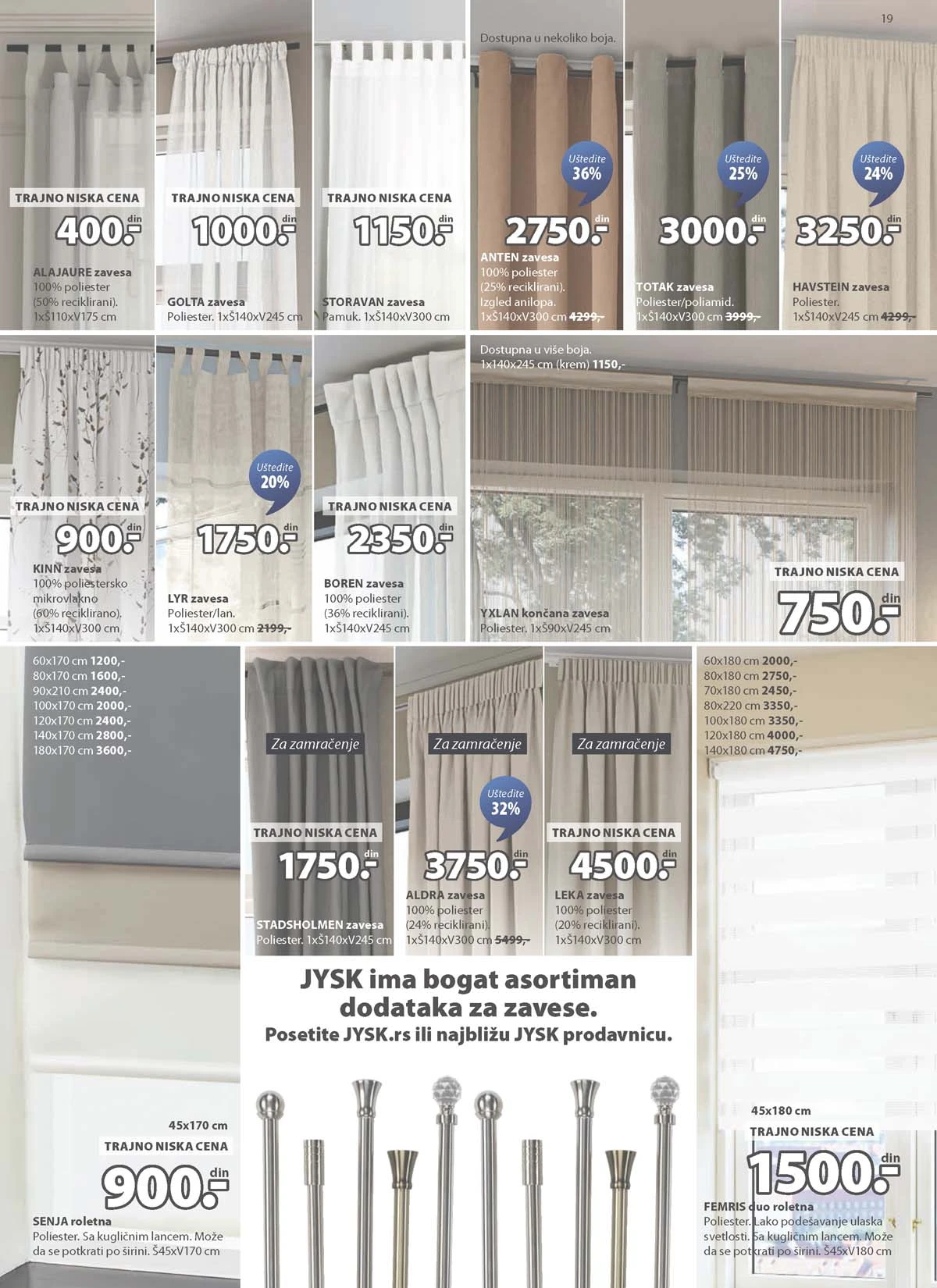 JYSK katalog akcija strana 19 JYSK katalog sniženja do 24.03.2026 strana 19 nameštaj i dodaci za dom