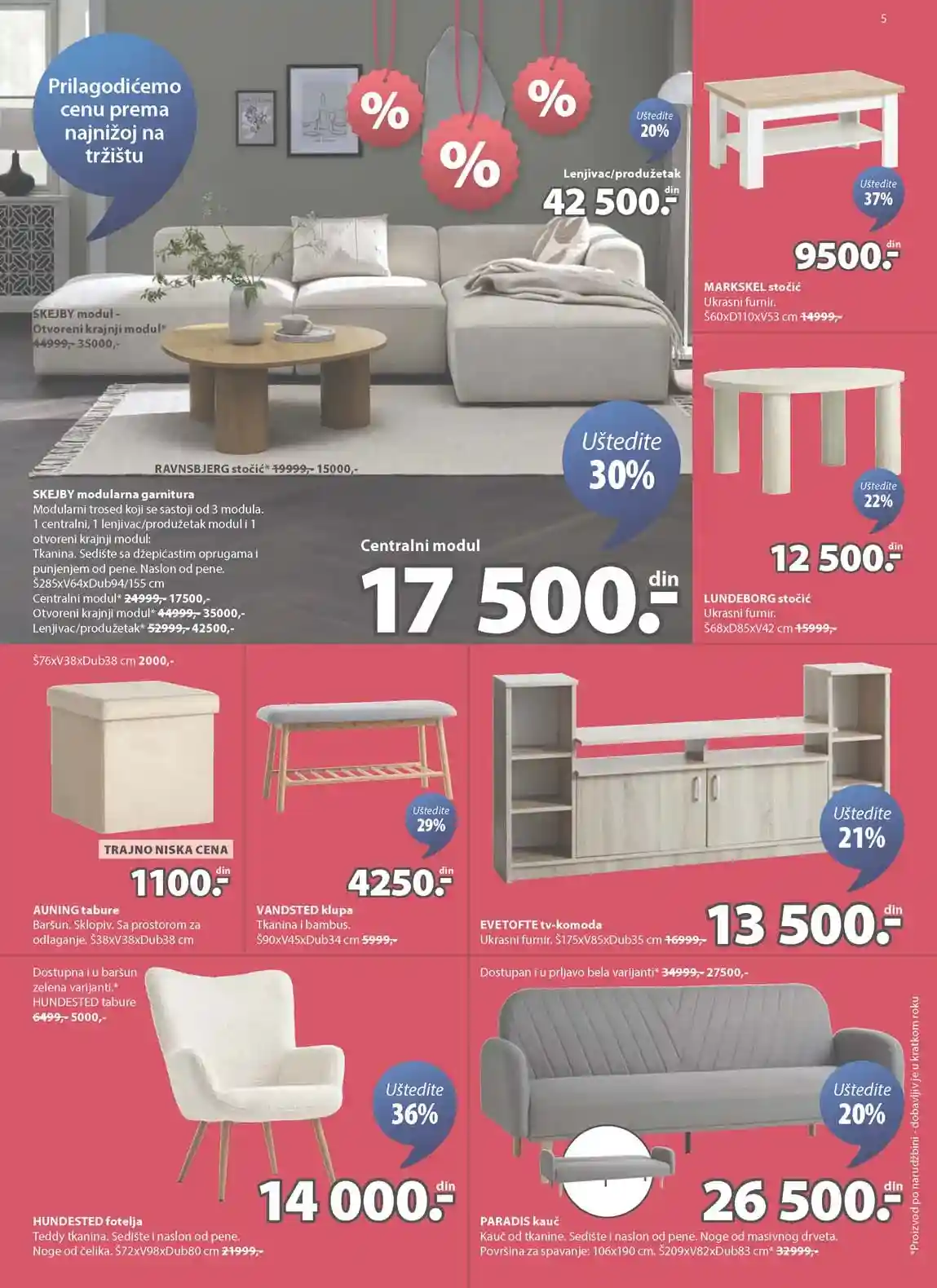 Snizenja Jysk popusti i niske cene Jysk akcija sniženja Katalog