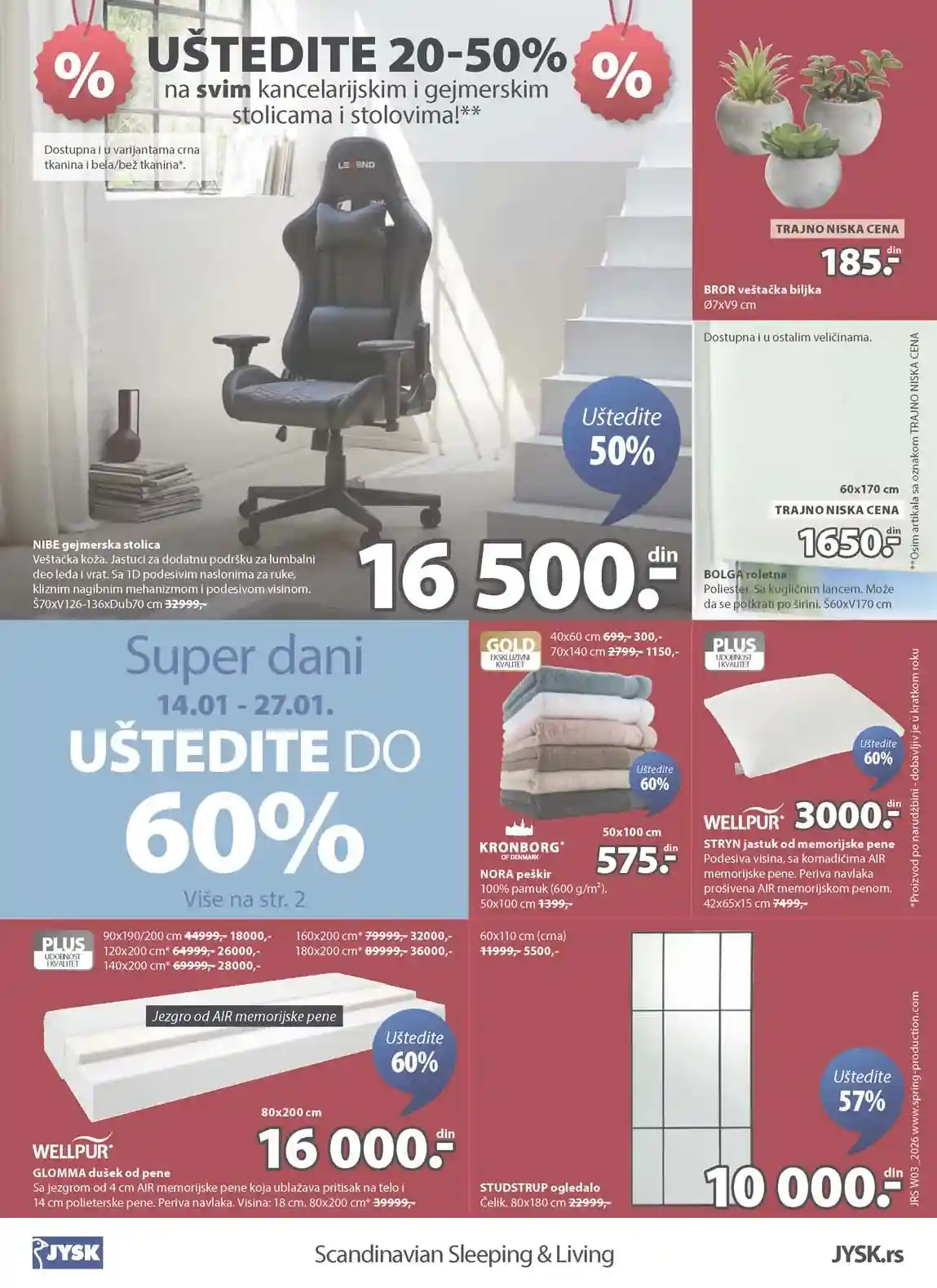 Snizenja Jysk popusti i niske cene Jysk akcija sniženja Katalog
