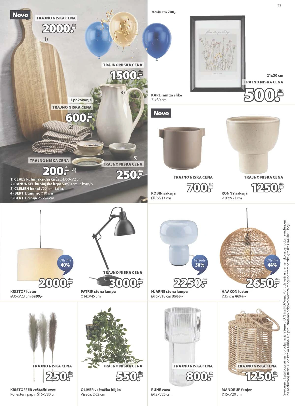 JYSK katalog ponuda strana 23 JYSK katalog sniženja do 31.03.2026 strana 23 nameštaj za dom