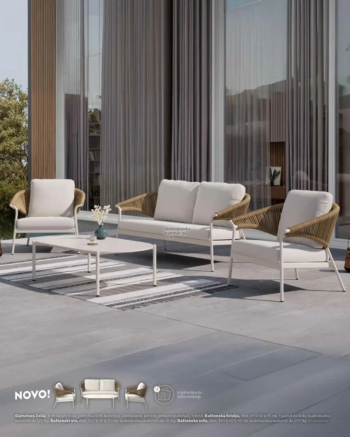 Lesnina akcija 2026 baštenski nameštaj -22% – strana 2 Lesnina katalog 2026 baštenski nameštaj sniženje 22% – strana 2