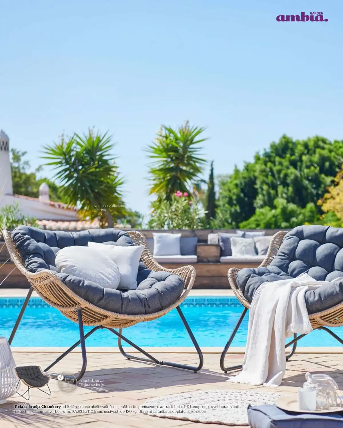 Lesnina akcija 2026 baštenski nameštaj -22% – strana 4 Lesnina katalog 2026 baštenski nameštaj sniženje 22% – strana 4