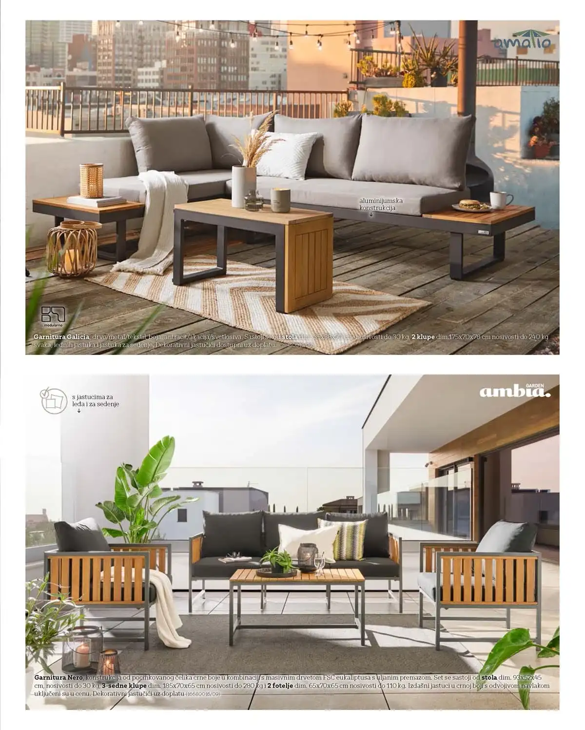 Lesnina akcija 2026 baštenski nameštaj -22% – strana 7 Lesnina katalog 2026 baštenski nameštaj sniženje 22% – strana 7