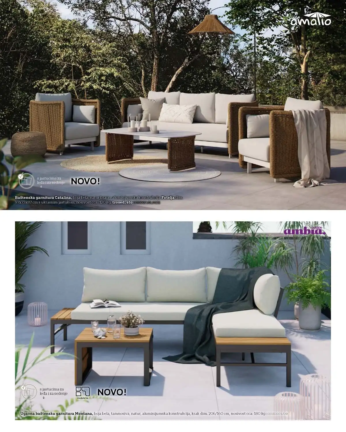 Lesnina akcija 2026 baštenski nameštaj -22% – strana 8 Lesnina katalog 2026 baštenski nameštaj sniženje 22% – strana 8