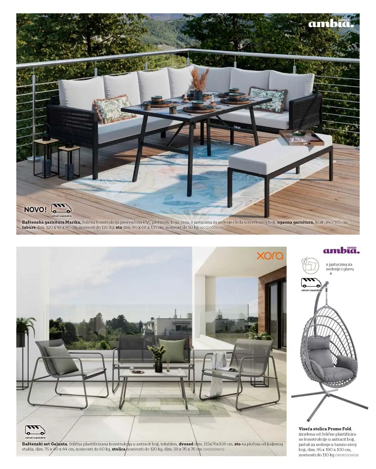 Lesnina akcija 2026 baštenski nameštaj -22% – strana 13 Lesnina katalog 2026 baštenski nameštaj sniženje 22% – strana 13