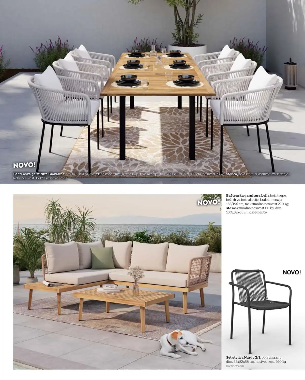 Lesnina akcija 2026 baštenski nameštaj -22% – strana 16 Lesnina katalog 2026 baštenski nameštaj sniženje 22% – strana 16