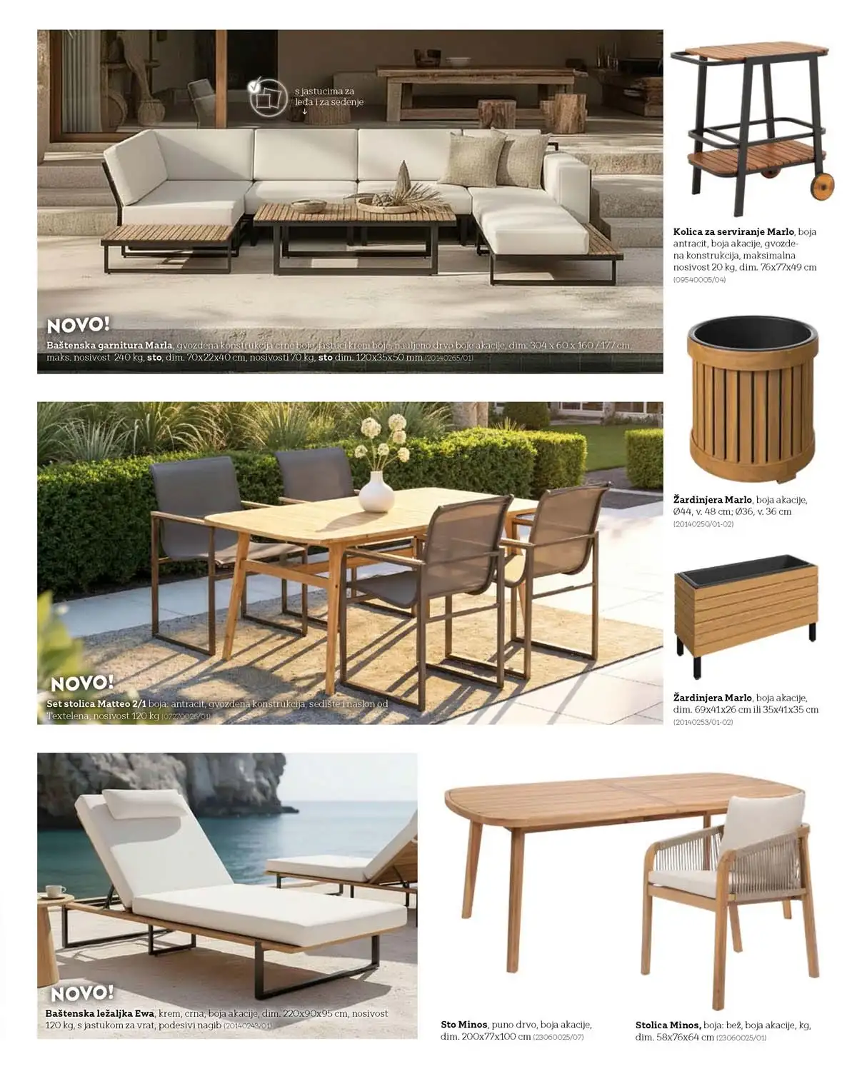 Lesnina akcija 2026 baštenski nameštaj -22% – strana 17 Lesnina katalog 2026 baštenski nameštaj sniženje 22% – strana 17