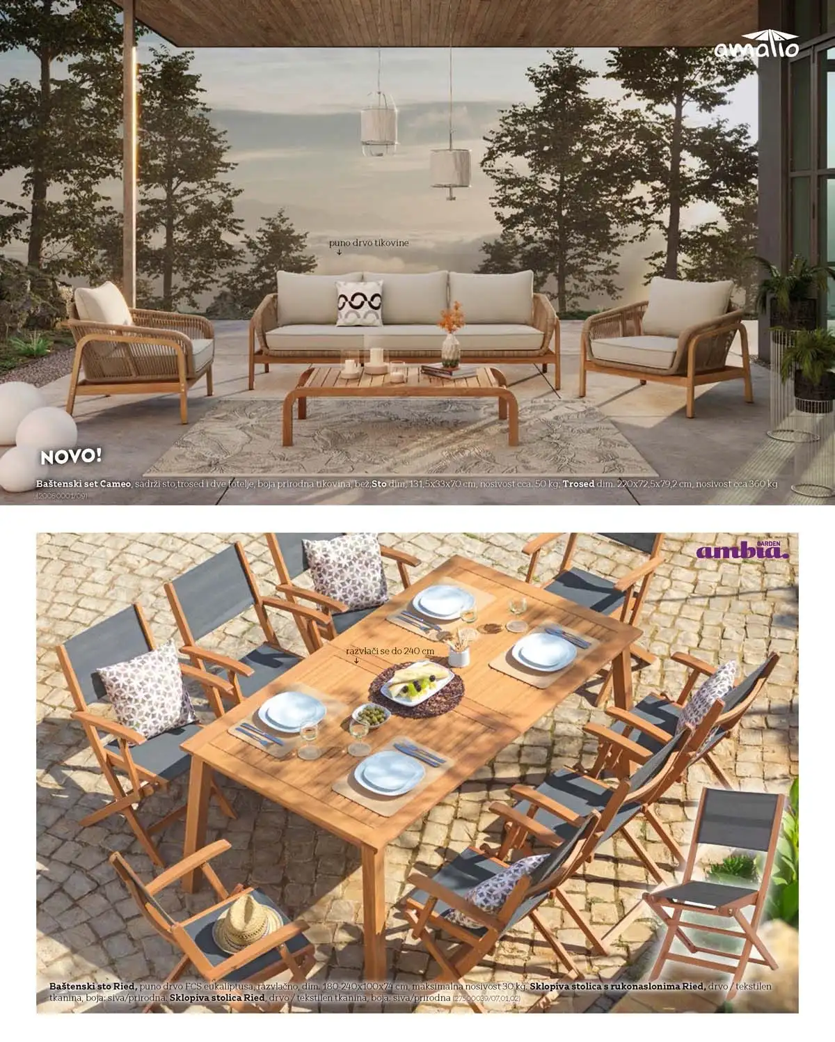 Lesnina akcija 2026 baštenski nameštaj -22% – strana 18 Lesnina katalog 2026 baštenski nameštaj sniženje 22% – strana 18