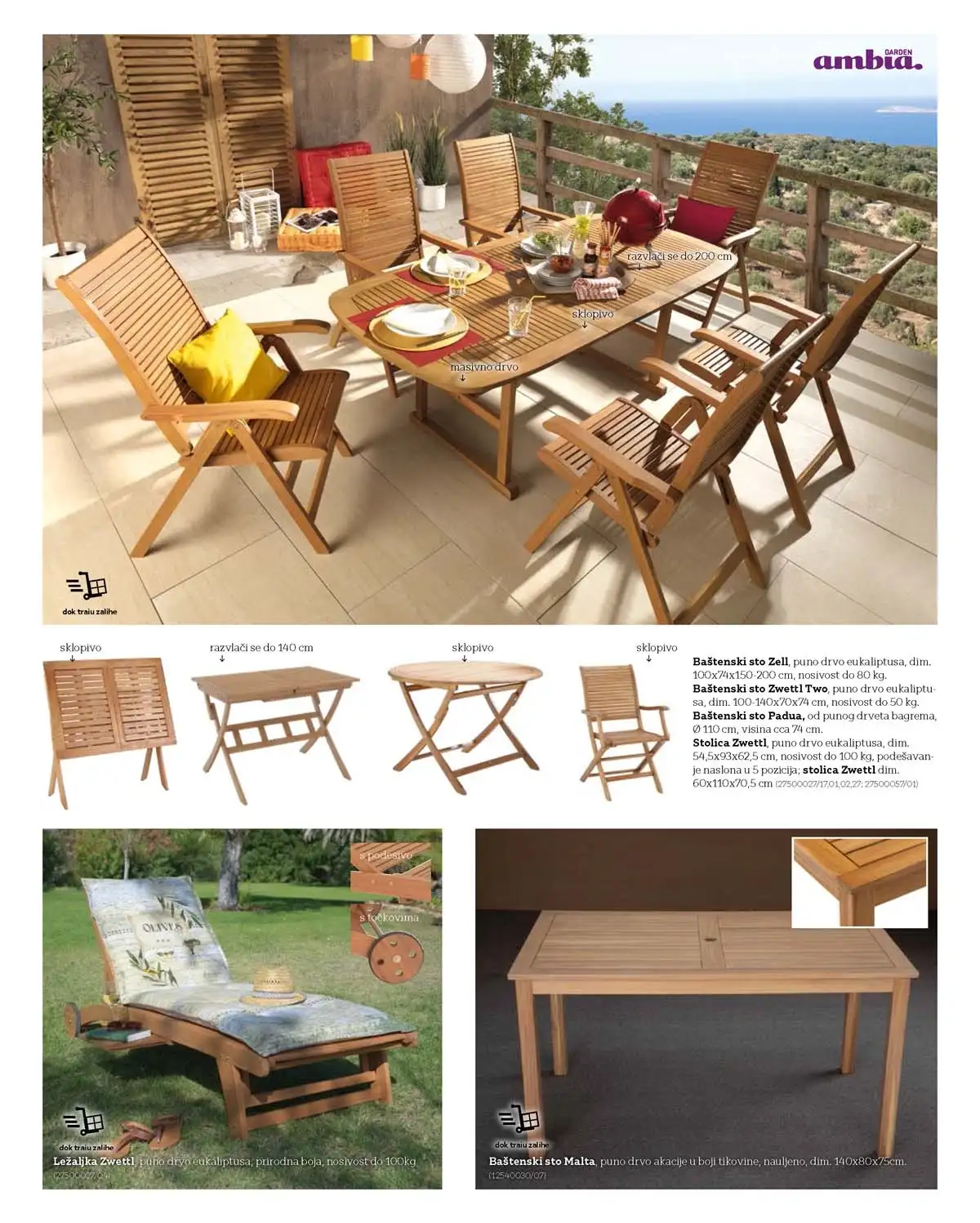 Lesnina akcija 2026 baštenski nameštaj -22% – strana 19 Lesnina katalog 2026 baštenski nameštaj sniženje 22% – strana 19