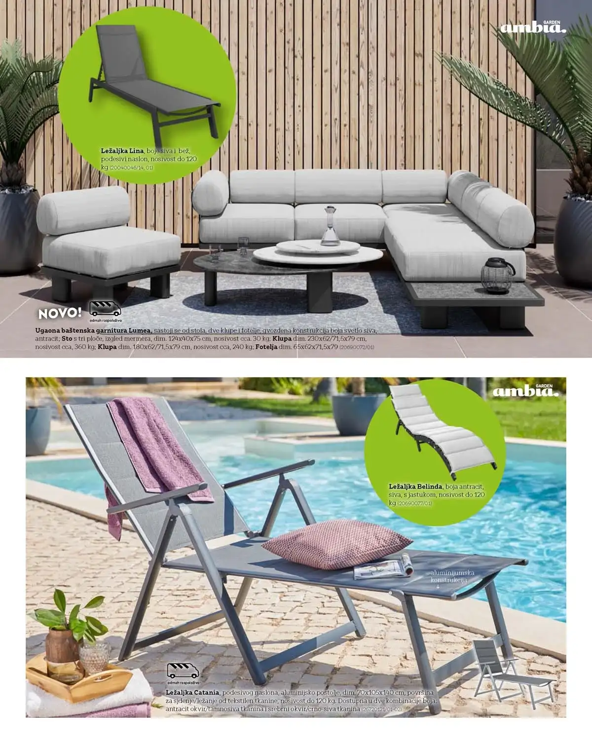 Lesnina akcija 2026 baštenski nameštaj -22% – strana 22 Lesnina katalog 2026 baštenski nameštaj sniženje 22% – strana 22