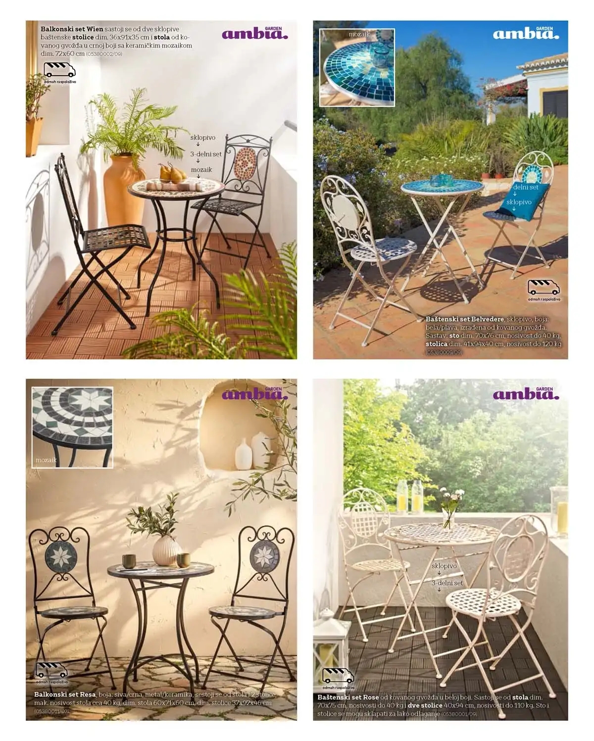 Lesnina akcija 2026 baštenski nameštaj -22% – strana 23 Lesnina katalog 2026 baštenski nameštaj sniženje 22% – strana 23