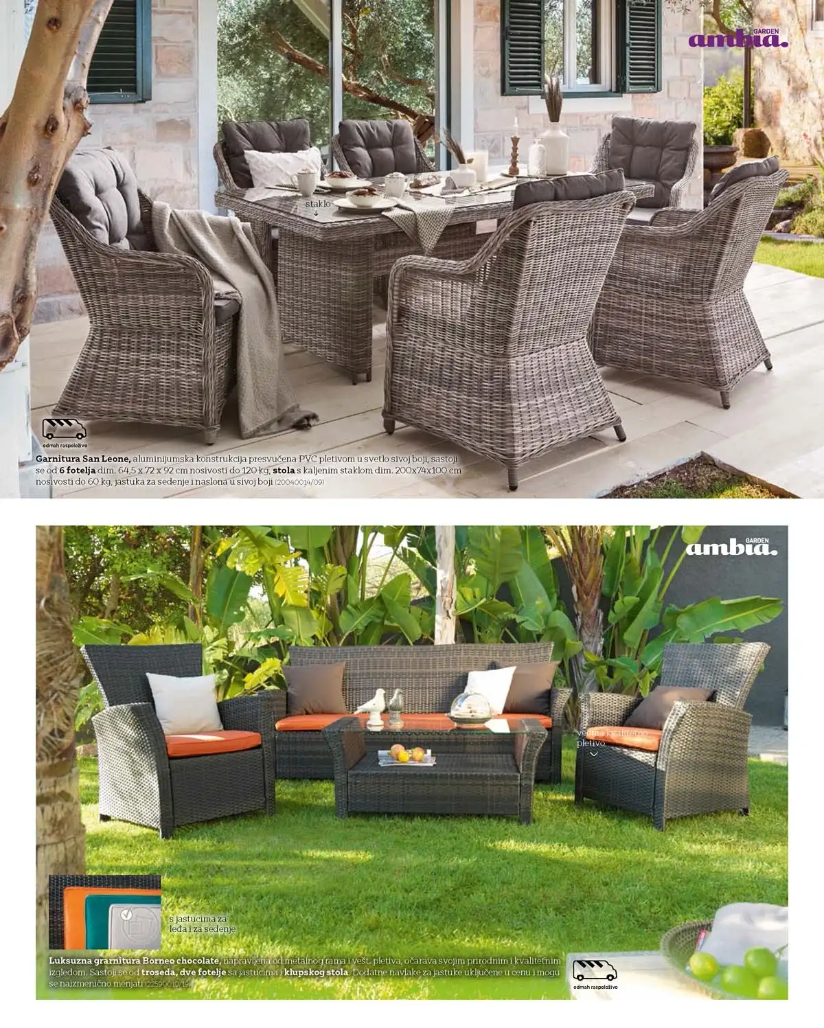 Lesnina akcija 2026 baštenski nameštaj -22% – strana 24 Lesnina katalog 2026 baštenski nameštaj sniženje 22% – strana 24